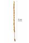 Amber Bracelet with Yellow Extension Chain and Hematite Stone for Women and Men Natural Stone Bracelet - 4