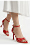 Lisu Red Patent Leather Heeled Shoes - 2