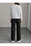 Feather Printed Women's Tube-Collar Bottom/Top Sweat Suit - 2