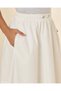 Women Ivory Elasticated Midi Skirt - 4