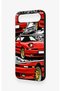 Tecno Spark 50 5g Compatible Red Supra Patterned Silicone Case - 4