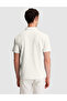 Ecru Slim Fit Zippered Polo Collar T-Shirt 50321152-Vr019 - 3