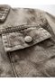 Girl's Organic Dyed Denim Crop Jacket - 4