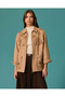 Suede Look Jacket with Embroidery and Tassel Detailing - 2