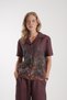 Women's Palm Tree Pattern Linen Set - 7