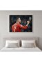 Cristiano Ronaldo CR7 A4 Football Wall Art Canvas with Champagne Gold Outer Frame - 2