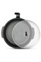 R-5405 1500W Electric Cooking Pan with Glass Lid and Non-Stick Interior, Large Capacity Multi-Function Pizza Skillet with Adjustable Heat Control, Easy Cleaning Design, Perfect for Family Meals, F