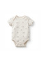 Baby Cotton Lamb Embroidered Ecru 10 Piece Hospital Discharge Set - 5
