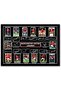 Manchester United Legends A3 Football Wall Art Poster with Outer Frame