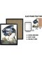 Lacrosse Abstract Wall Art A4 Paint Splash Sports Poster with Outer Frame - 5