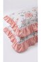 Pillowcase 2Pcs Ruffled 100% Quality Cotton Bedding Set with Convenient Hidden Zipper Bohemian Rural Vibe