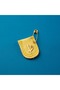 Handmade Leather Baby Amulet - Protective Prayer Lapel Pin - 2X3 cm