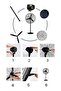30 Inch Industrial Standing Fan with High Airflow, Heavy Duty Metal Construction, Protective Safety Grill, Powerful Motor, Wide Cooling Coverage, Adjustable Stand Design - 8