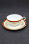 Hanson Series Japanese Porcelain Coffee Cup Claret Red 2 Pieces 80 ml