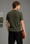 Men's Striped Knitwear T-Shirt Crew Neck Slim Fit Short Sleeve - 3