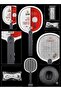 DAN Electric Mosquito Swatter with Charging Base - Rechargeable Insect Killer Racket with Triple-Layer Safety Mesh