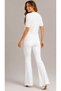 Women's Circular Neck Premium Soft Standard Short Sleeve Knitwear Blouse S m L Compatible - 8