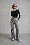 Women's lycra velcro closure palazzo pants - 5