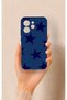 Oppo Reno 15 Pro 5g Compatible Navy Blue Star Patterned Silicone Case - 4