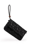 Star Pattern Clutch Women's Crossbody Bag with Wrist Strap Picasso Black - 2