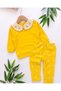Baby Girl Seasonal Bow Printed Baby Collar 9-12-18-24 Months Slim Fit 2-Piece Baby Set - 3