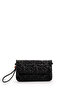 Star Pattern Clutch Women's Crossbody Bag with Wrist Strap Picasso Black