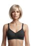 Seamless Bra - Eloria |   Laser Cut Seamless Underwire-Free Non-Marking Tulle Detailed Bra 3-Pack - 3