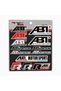 Ab1 Sportsline Motor Sport Racing Sticker Set – Auto Sticker Set - 2