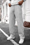 Men's Relaxed Fit Wide Leg Elastic Waist Winter Sweatpants - 4
