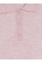 Ozmarka New Season Pink Polo Collar Women's Knitwear Sweater - 6