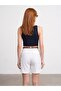 21048 Halter Neck Top-Dark Blue - 2