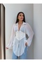 Embroidered Chiffon Shirt