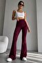 High Waist Spanish Leggings with Stretch and Gathering Effect Ty3434