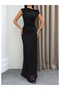 Off-Shoulder Maxi Dress with Knot Detail - 3