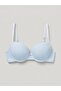 100% Cotton Underwire Push up Padded Lace Detailed Bra 75 80 85 90 - 3