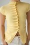 Women's Buttoned Gathered Detailed Sleeveless Knitwear Cardigan - 4
