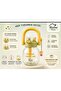 Children's Water Bottle with Straw, Cute Character Water Bottle, Double Lid, Carrying Handle - 3