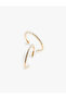 Stone Detailed Hoop Earrings - 3
