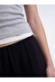 Black Women's Shalwar Trousers with Elastic Waist - 3