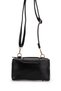 Lock Detailed Box Shape Faux Leather Women's Crossbody Bag Lulu Black - 4