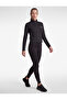 Slim Fit Zippered High Collar Long Sleeve Printed Sports Sweatshirt - 3