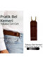 Metal Hook Buckle-Free Elastic Waist Belt 2-Piece Set – Hook and Loop Adjustable Invisible Pants Belt, Practical Elastic Belt for Men and Women's Shorts, Jeans, Fabric Pants - 4