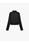 Slim Fit Zippered High Collar Long Sleeve Printed Sports Sweatshirt - 7