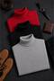 Men's 3-Pack Turtleneck Long Sleeve Winter Sweater – Slim Fit Basic Knitwear