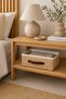 Lidless Jute Organizer Basket m Size 30X23X13 cm In-Cabinet Shelf Bathroom Organizer Storage Box - 6