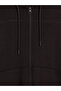 Brown Hooded Soft Touch Oversize Women's Zippered Sweatshirt - 3