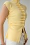 Women's Buttoned Gathered Detailed Sleeveless Knitwear Cardigan - 5