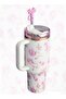 Stanley Love Shack Fancy H2.0 Flow State 40oz Pink Rose Tumbler, Stainless Steel - 2