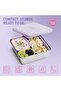 Biola Stainless Steel Snack Box, 3 Silicone Storage Spaces, Bpa Free, Snack Container, Bin - 5