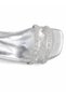 Zeva Kids Butterfly Detailed Stoned Evening Dress Sandals Transparent Heeled Ankle Strap Shoes - 2